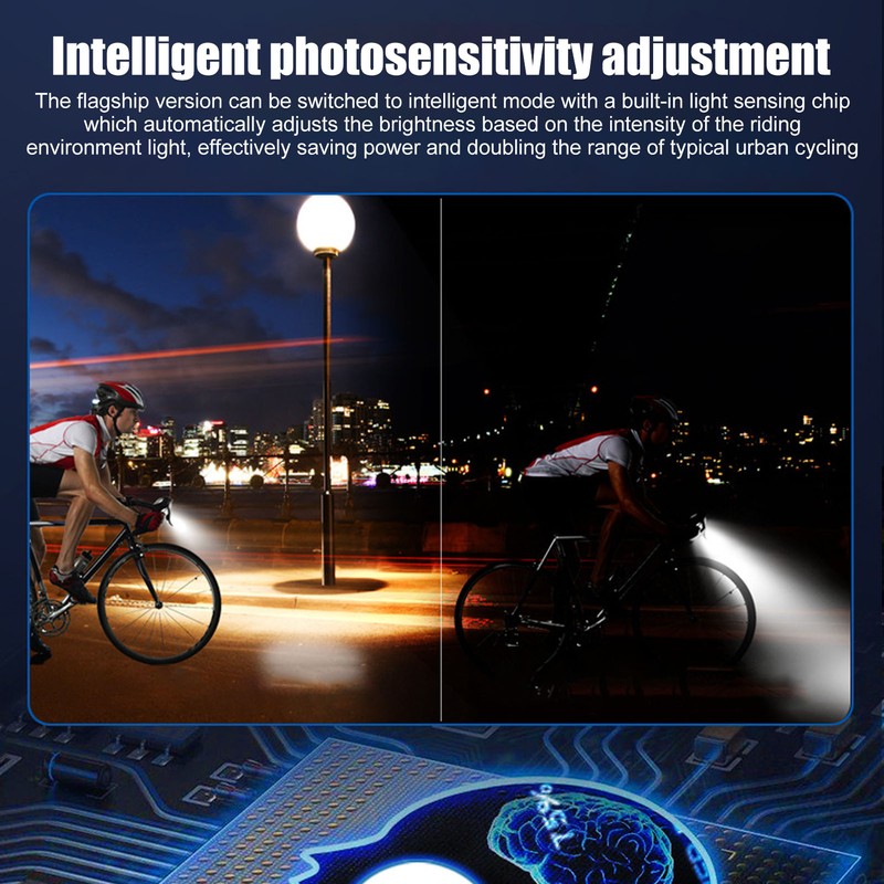 Rechargeable Bike Front Headlight Rechargeable Bicycle Lights Set Bike Front