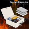 Dalmbox Portable Fire Safe Box with Key Lock, Fire Resistant
