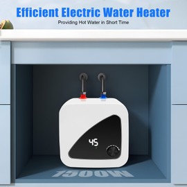 1500W 110V Electric Storage Tank Water Heater Kitchen Bathroom Shower 30℃-65℃