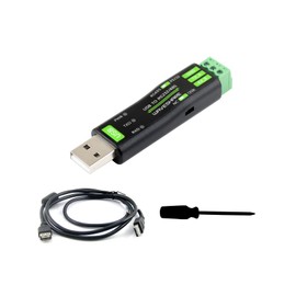 USB to RS485 / RS232 Serial Converter Adapter Adopt Original FT232RNL Chip, Onboard TVS, Self-recovery Fuse etc. Protection Circuits, Support Mac, Linux, Android, Win11/10/8.1/8/7 Multi-OS