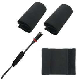 Xtlonbom 2pcs Professional Microphone Elastic Sleeve Durable Handheld Mic Cover Perfect for Interviews, Recording & Live Streaming Compatible with Ux570/Ux560 / Tx650 / Tx660 and More Recorders