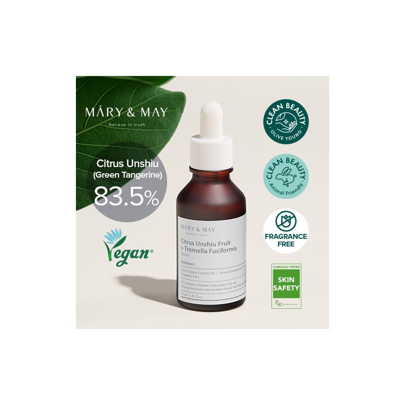 Mary&May [Mary&May]Citrus Unshiu + Tremella Fuciformis Serum 30ml