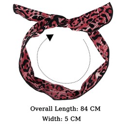 EMILYLE Women Twist Bow Wire Headbands Cute Hairbands Hair Accessories Rabbit ear Wired Hair Holder 3 Pack Stripe