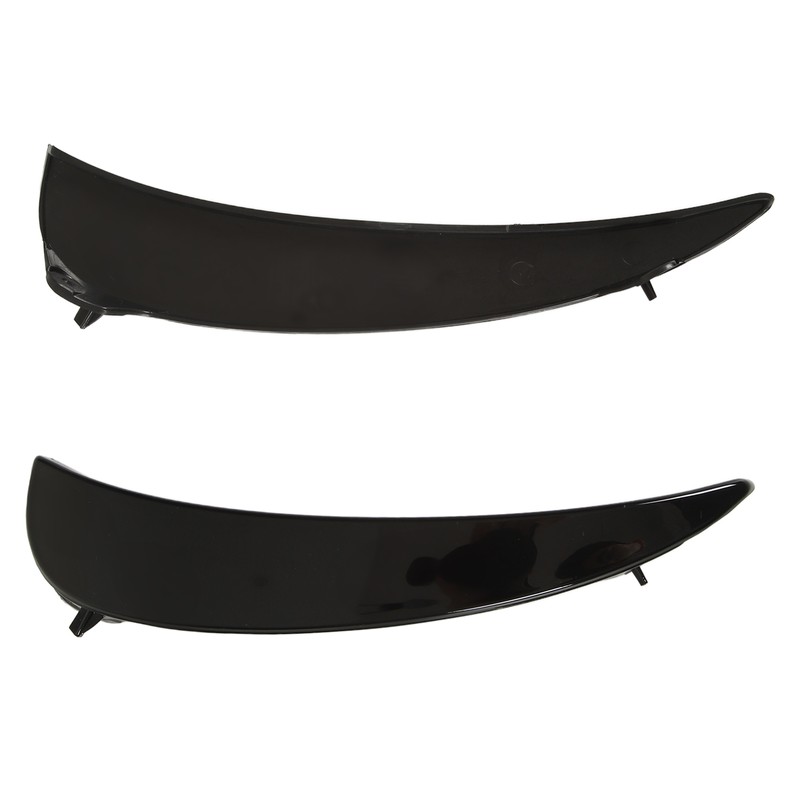Gloss Black Front Bumper Fog Grille Air Vent Trims Replacement