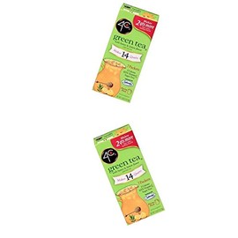 4c Totally Light Green Tea with Lemon & Honey flavor - 2 boxes of 7 packets each