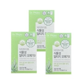 Doctor Pyto Dr. Phyto vegetable Altige Omega 3 500mg x 60 capsules (3) / 닥터파이토 식물성 알티지 오메가3 500mg x 60캡슐 3개