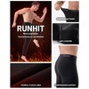 Runhit Men's Thermal Compression Pants Fleece Lined Sports Tights Athletic