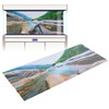 PVC Mountain Interval Rivers Fish Tanks Wallpaper Aquarium Background Poster