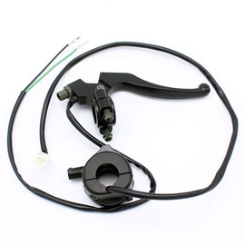 Yingshop Throttle Housing Start Kill Switch Right Handle Brake Lever Control Assembly Compatible for Yamaha PW80 PY80 Peewee 80 Y-Zinger Dirt Bike