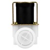 Solenoid Water Valve,DC 12V DN20 G3/4" N/C Plastic Electromagnetic Valve