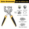 BISUOSHI Grommet Tool Kit w/Built-in Grommet Punch - 1/4 inch