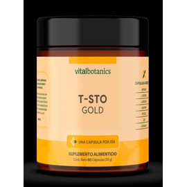 T-STO GOLD | Vitamina D + Potasio + Zinc + L-Arginina + L-Taurina + Guaraná + Moringa