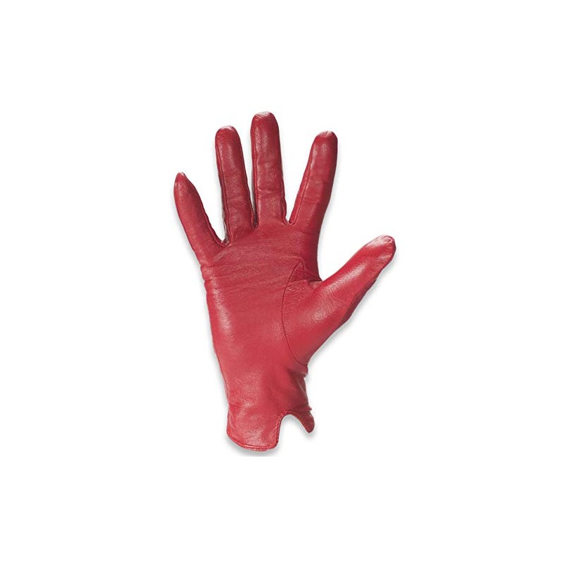 Quivano Womens Leather Gloves - Classic Style With Soft Fabric