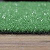 Ottomanson Garden Grass Artificial Turf Runner Rug, 20"X59", Green