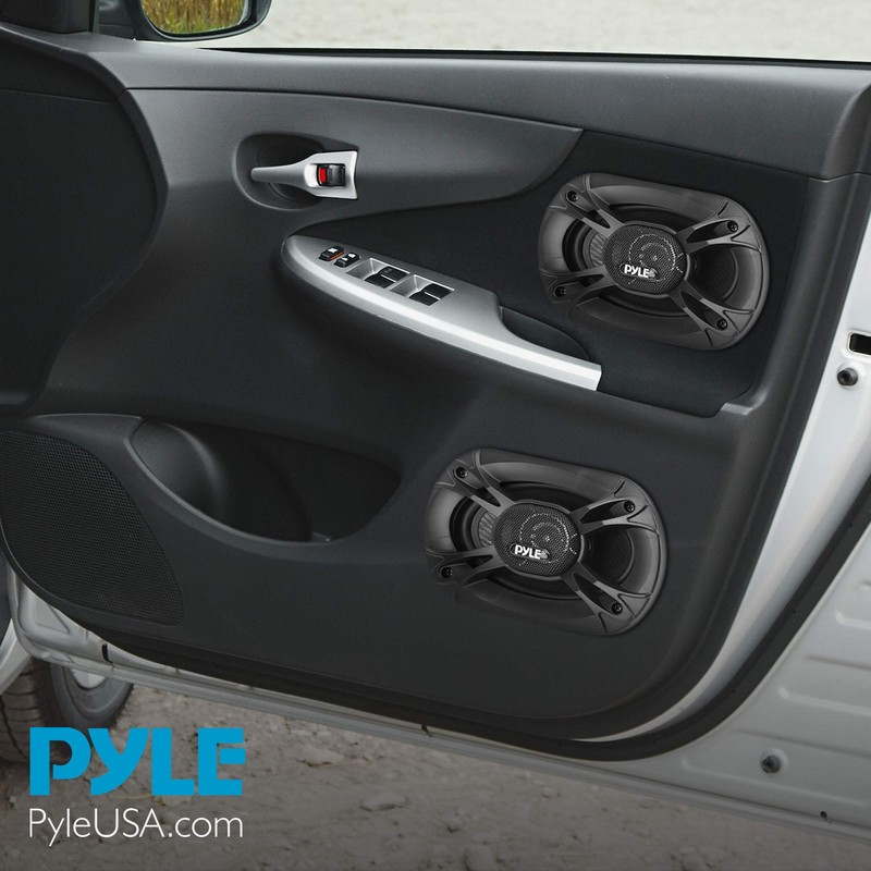 Pyle 3-Way Universal Car Stereo Speakers - 400W 6” x