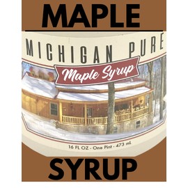 All Natural, 100% Pure, B Grade, Maple Syrup, 16 Oz. (Pint)