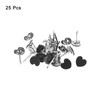 sourcing map 25Pcs Heart Shape Push Pins Decorative Thumbtacks for