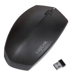 LogiLink ID0191 - Ergonomische Dual Modus Maus (Funk 2.4 GHz/BT v4.2) mit 1200 DPI für Computer, Tablet, Laptop, Smart TV, in Schwarz