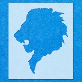 Lions Head Wild Lion Stencil: Mylar Airbrush Wall Art Painting Crafts 4| DIY-A3 Stencil - Design Size (315mm 255mm)