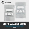 Trayvax Shift Wallet Comb, Wide Tooth Comb for Beard and
