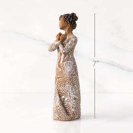 Willow Tree Music Speaks (Darker Skin), Sculpted Hand-Painted Figure