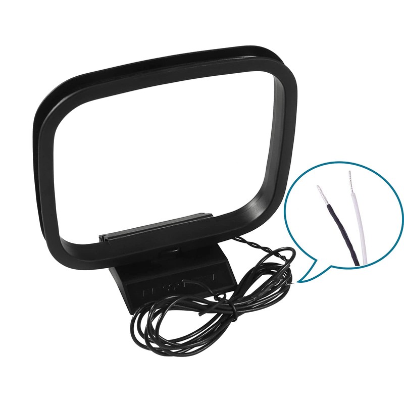 AEDIKO AM Loop Antenna 2 Pin Bare Wire Antenna for