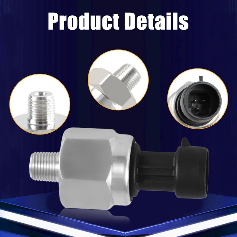 FUSCH 1000 PSI Pressure Transducer Sensor with Connector Harness, 1/8"NPT