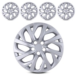 AUTOWIKI 16" Hubcaps for 2009-2024 Toyota Corolla 2009-2014 Toyota Matrix Wheel Rims Cover Snap on Installation Set of 4 ABS+PC Material 16-Inch Hubcaps, Lacquer 42602-02520