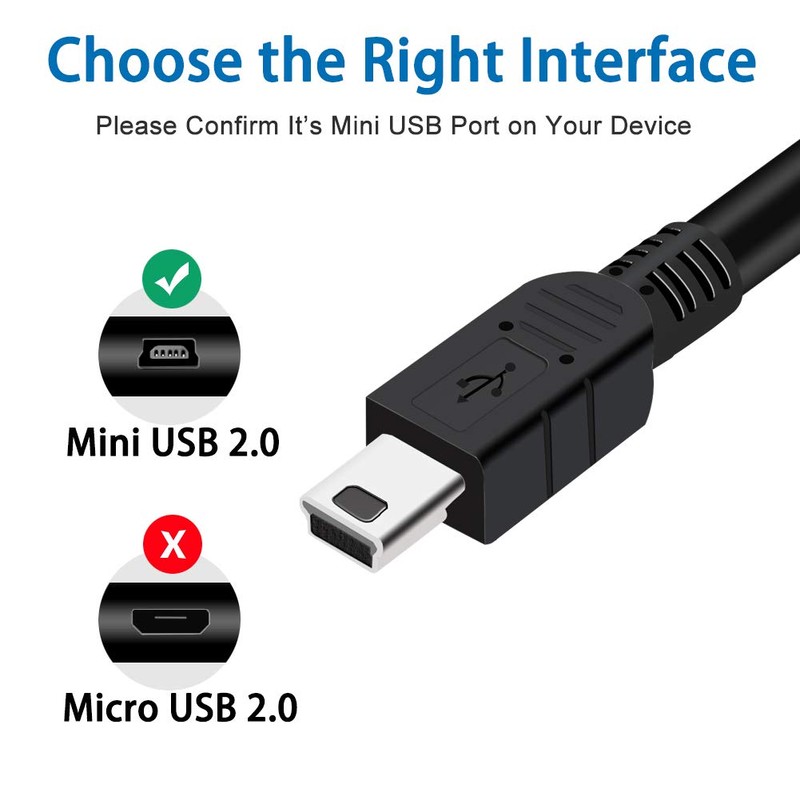 BestCH Mini USB Cable Computer PC Laptop Data Sync Cord