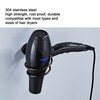 304 Stainless Steel Hair Dryer Rack Keep Tidy Wall Mount