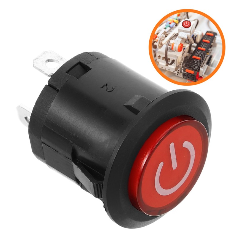 BESPORTBLE Electric Ride Start Button Safety Press Switch for Electric