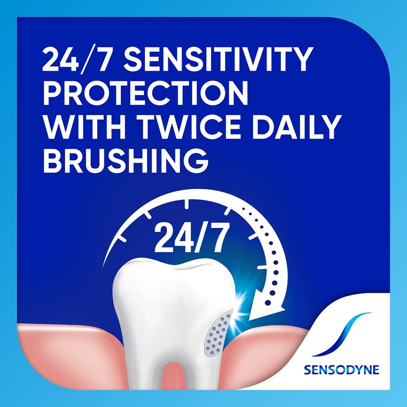 Sensodyne Extra Whitening Toothpaste for Sensitive Teeth, Cavity Prevention and
