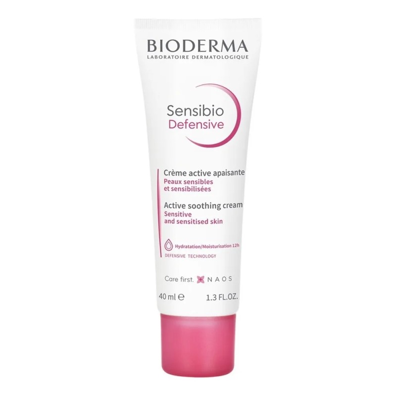 Bioderma Sensibio Defensive Crema, Hidrata 40ml Piel Sensibl Sensible