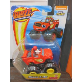Nickelodeon BLAZE & AJ Diecast Nickelodeon Blaze & The Monster Machines-NIB-FREE SHIPPING