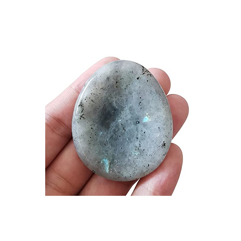 Moonstone Water Drops Chakra Thumb Worry Stone Stress Relax Healing