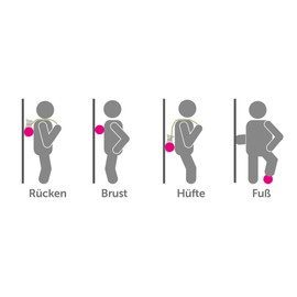 MassageFee Cork Ball Set - 3 Cork Massage Balls. Self-massage of trigger points and fascia of the feet, calves, buttocks, neck, shoulder and back.