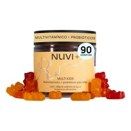 Gomitas Veganas Nuvi Tutti Frutti Sin Azúcar Vitaminas Minerales Niños                                                                                