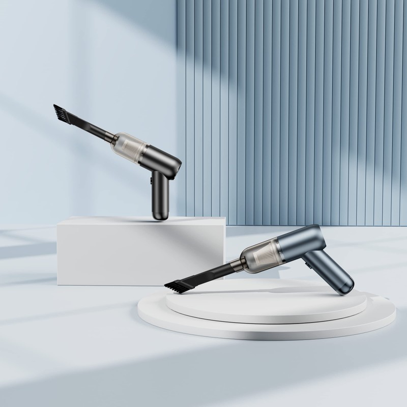 Handheld Mini Car Vacuum Cleaner with 6000 Pa Suction, Small