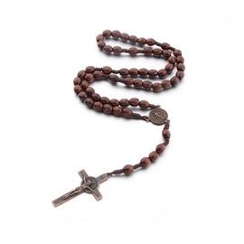 RDNKVB 1 x Religious Jewellery Catholic Rosary Chains Handmade Religious Prayer Chain Cross Pendant Women's Communion Christening