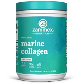 Zammex- Polvo de Péptidos de Colágeno Marino sin Sabor, Salvaje Capturado en de Colágeno de Peces, Apoya el Esquí Saludable, Zammex,...               