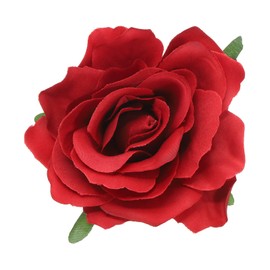 PATIKIL Rose Boho Hair Clips, Fabric Flower Brooch Pins for Women Wedding Party Dance Dress Clothes Accessories Valentine's Day Gifts, Dark Red