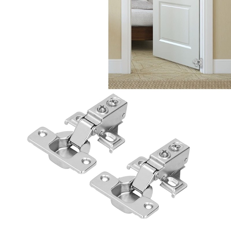2Set Soft Close Cabinet Door Hinges, 90-105° Short Arm Hinge