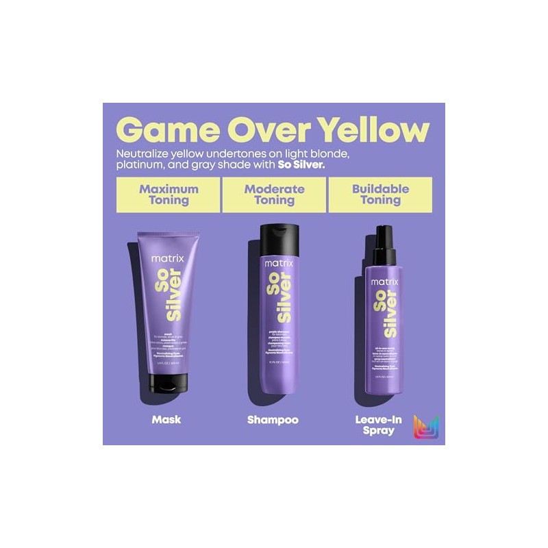 Matrix So Silver Mascarilla | Mascarilla Matizadora con pigmento morado