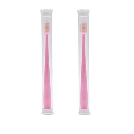 Impressive Smile Extra Soft Toothbrushes, Nano 20000 Floss Wave Bristles, 2 Pack, Pink