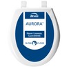 Bemis Aurora Slow Close Toilet Seat, Easy Clean Hinges and