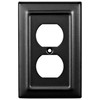 Monarch Abode 19162 Architectural Matte Black Single Duplex Wall Switch