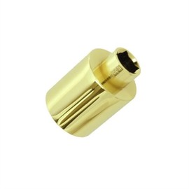 Andersen Hinged Door Handle Extender in Bright Brass 1999 to Present