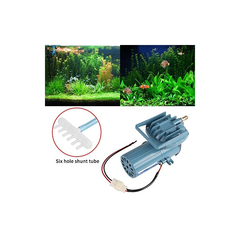 DC 12V Aquarium Air Pump 35W Aerator Pump for Fish
