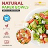 CHEF ROYALE - 50 x 6oz Disposable Sugarcane Bowls Eco-Friendly