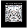 Venetia 101 Facets Realistic Supreme Princess Cut 1.5 Carat Simulated